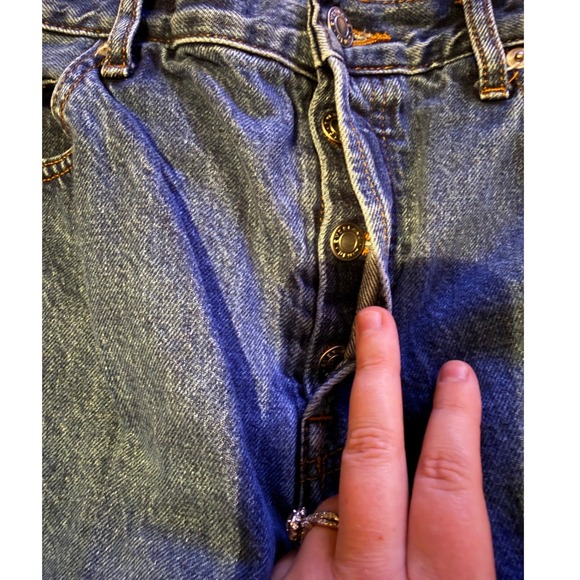 Everlane The 90s Cheeky Jeans Womens 30 Regular Blue Organic Cotton Button Fly - Picture 3 of 11